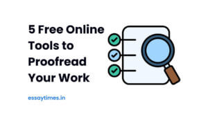 5 online tools to proofread your work.