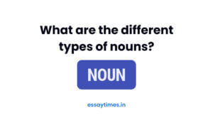 Differentiating between various categories of nouns.